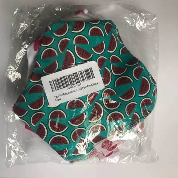 Zippy Fun Baby Bandana Set of 4 Bibs -new - Picture 2 of 4